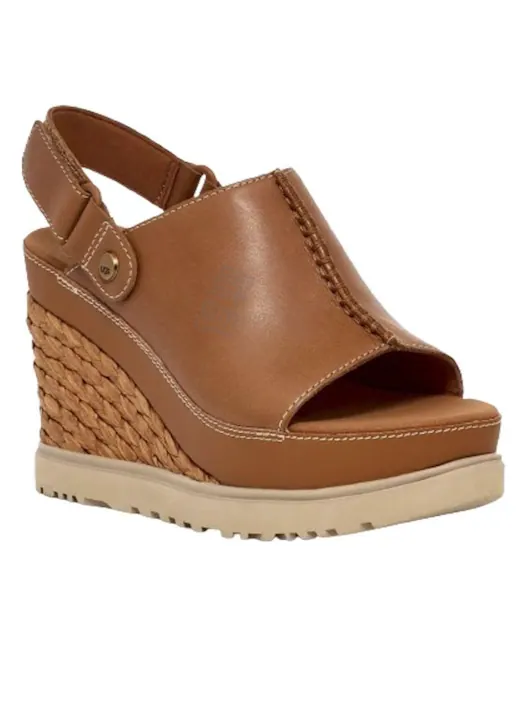 (WMNS) Регулируемые сандалии-шлепанцы UGG Abbot — изображение 2 из 5, коричневый