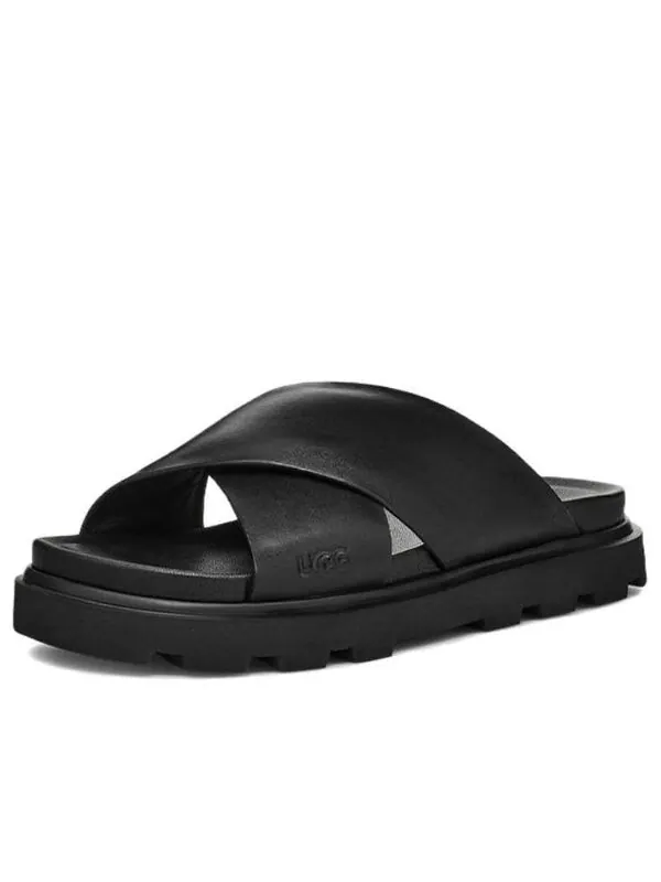 Тапочки capitelle crossband sandal 'black' Ugg — изображение 3 из 4, черный