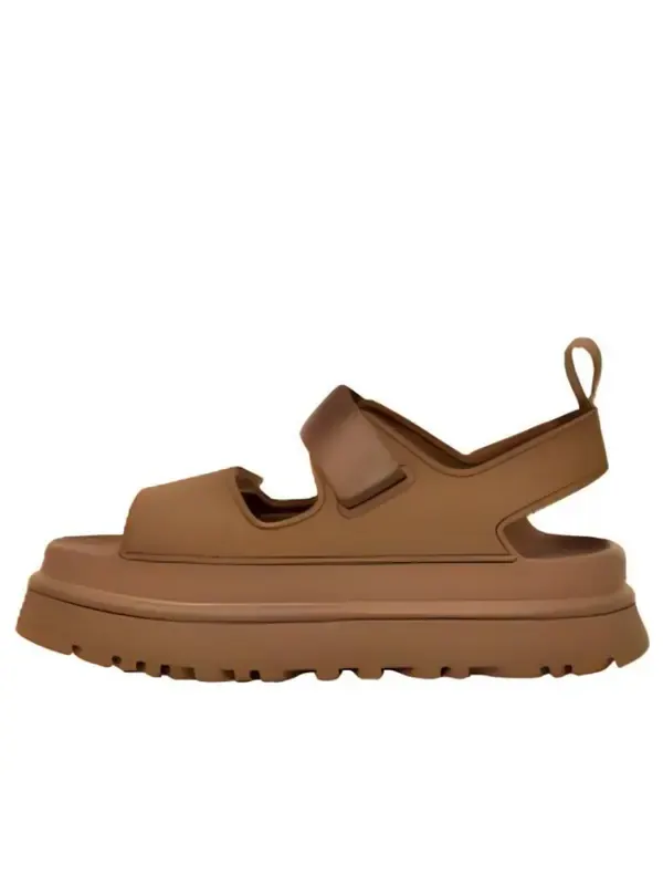 Сандалии золотисто-сияющие сандалии Ugg — изображение 1 из 4, коричневый