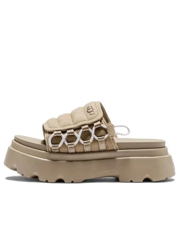 Тапочки callie sandal 'sand' Ugg — изображение 1 из 4, бежевый