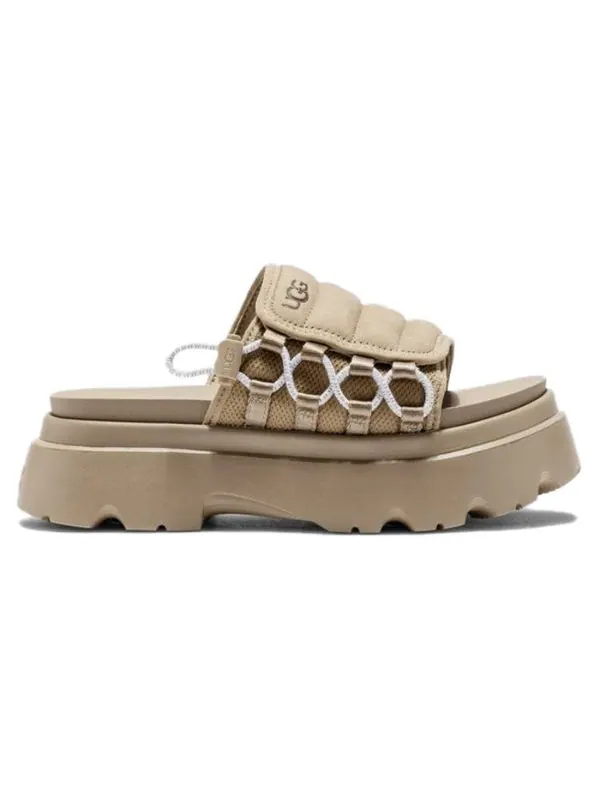 Тапочки callie sandal 'sand' Ugg — изображение 2 из 4, бежевый