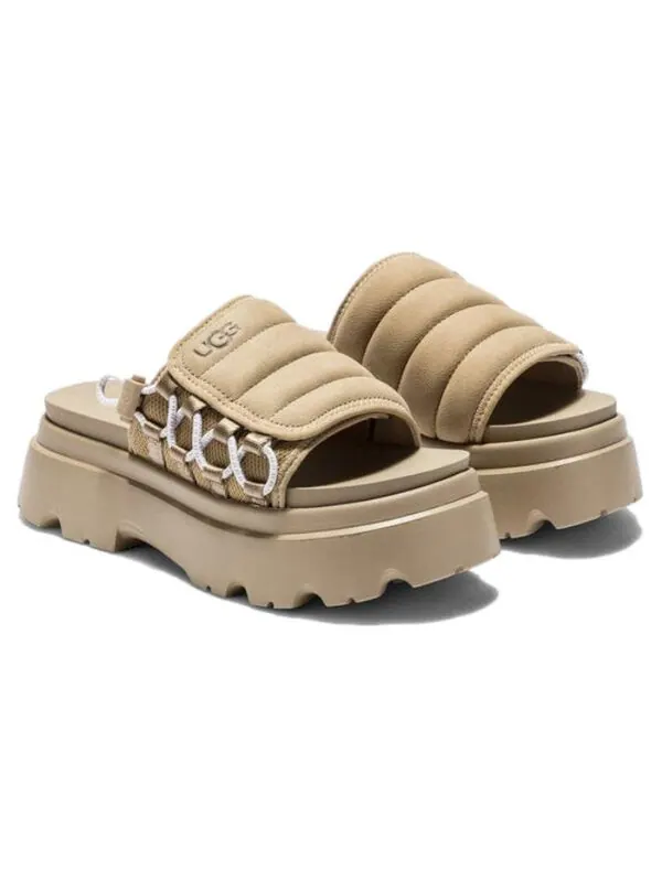 Тапочки callie sandal 'sand' Ugg — изображение 3 из 4, бежевый