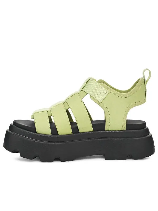Сандалии cora sandal 'caterpillar' Ugg — изображение 1 из 4, зеленый/черный