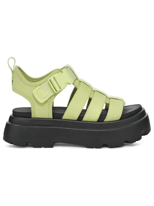 Сандалии cora sandal 'caterpillar' Ugg — изображение 2 из 4, зеленый/черный