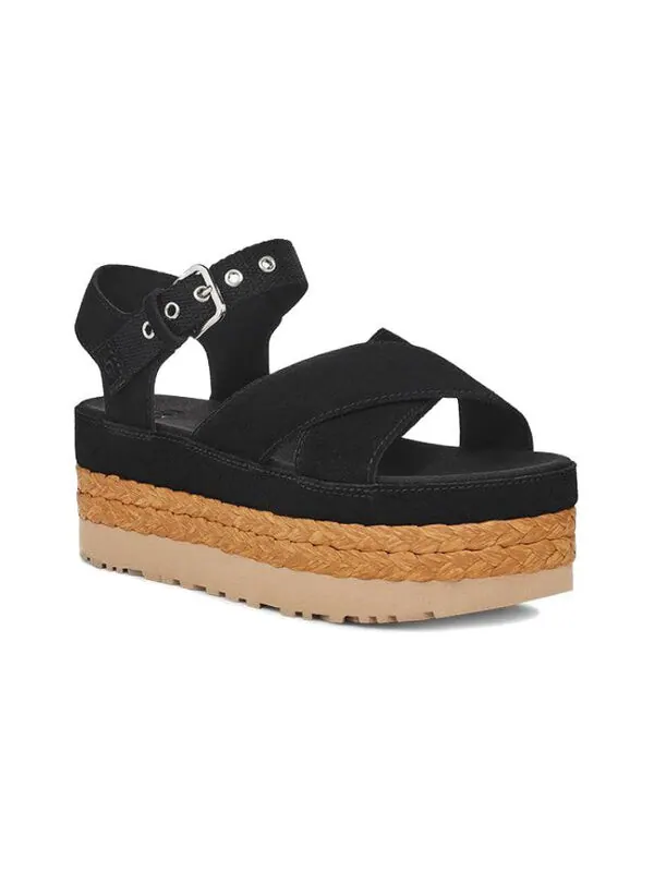 Сандалии aubrey ankle sandal 'black' Ugg — изображение 2 из 4, черный