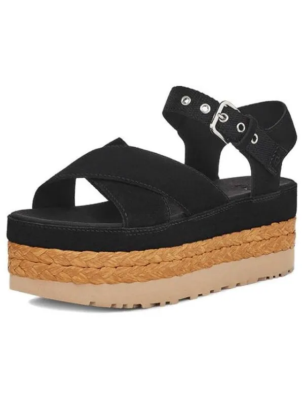 Сандалии aubrey ankle sandal 'black' Ugg — изображение 3 из 4, черный