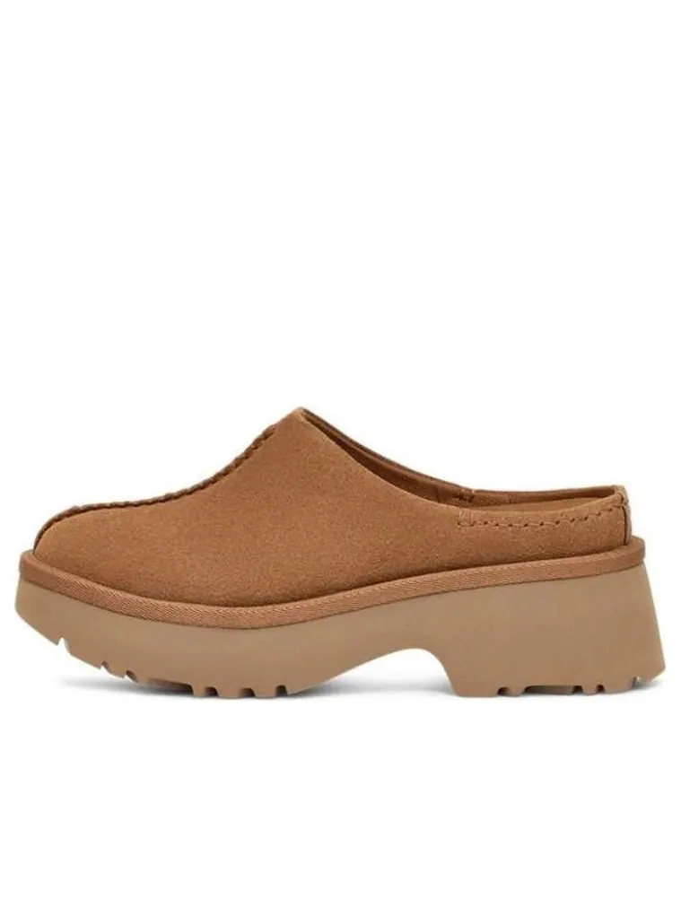 Кроссовки (WMNS) UGG New Heights Clog 'Chestnut' — изображение 1 из 5, бежевый
