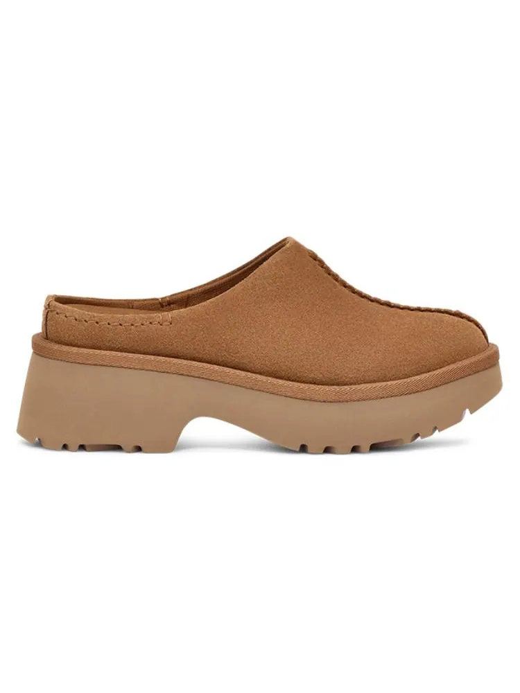 Кроссовки (WMNS) UGG New Heights Clog 'Chestnut' — изображение 2 из 5, бежевый
