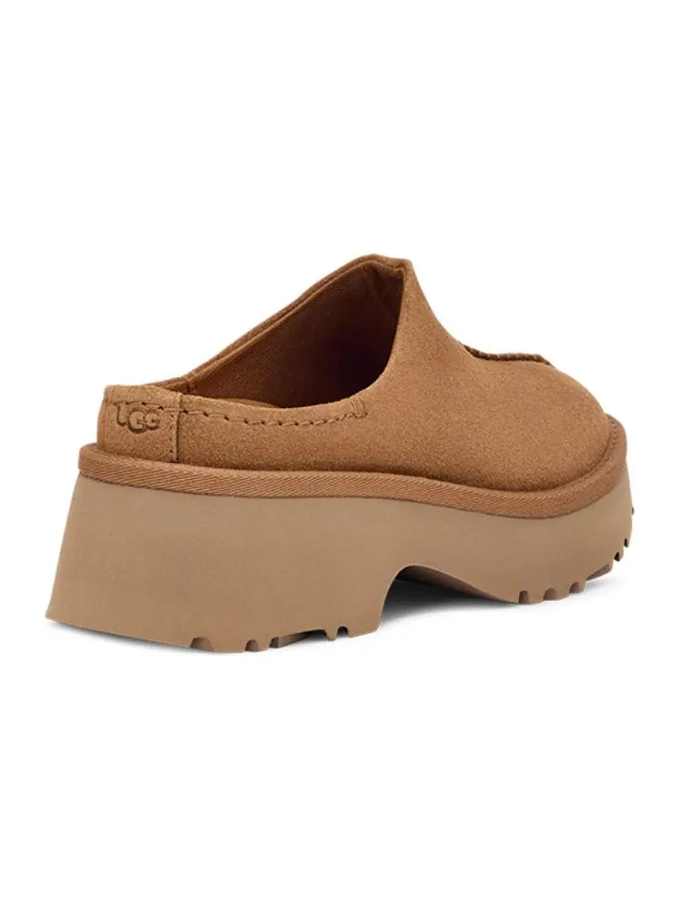 Кроссовки (WMNS) UGG New Heights Clog 'Chestnut' — изображение 4 из 5, бежевый