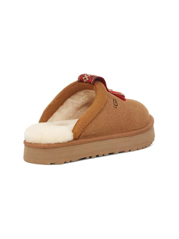Шлепанцы (GS) UGG Tazzle Slippers 'Chestnut' — изображение 4 из 6, бежевый