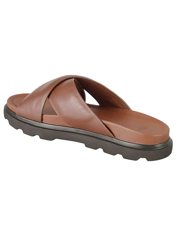 Тапочки capitola cross slide sandal 'cognac' Ugg — изображение 4 из 4, коричневый