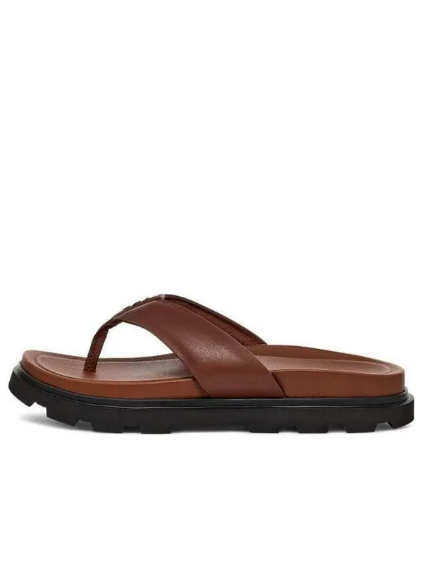 Тапочки capitola flip sandal 'cognac' Ugg — изображение 1 из 4, коричневый