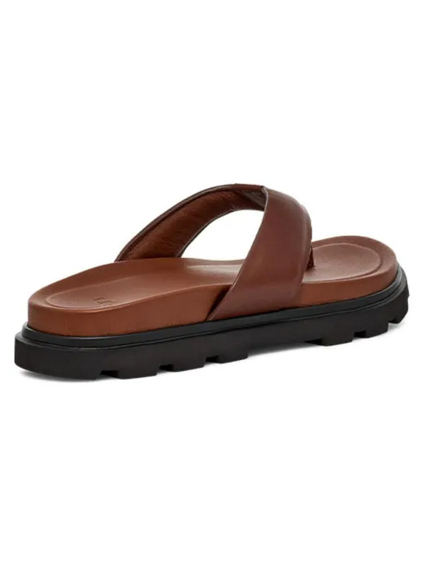 Тапочки capitola flip sandal 'cognac' Ugg — изображение 4 из 4, коричневый