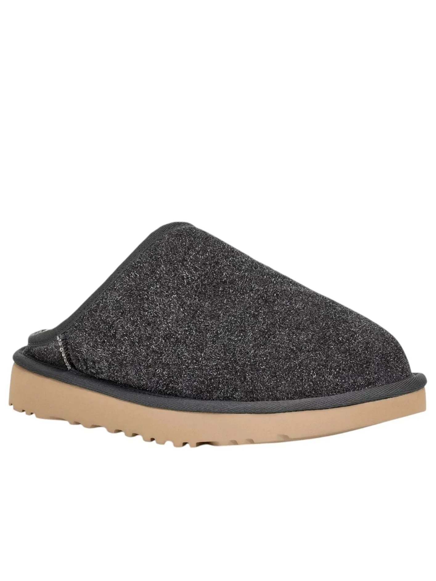 Сандалии UGG Classic Slip-On Shaggy 'Grey' — изображение 2 из 5, серый