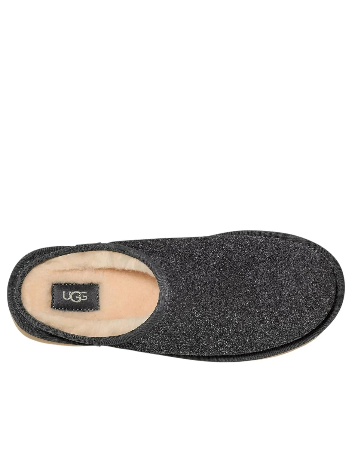 Сандалии UGG Classic Slip-On Shaggy 'Grey' — изображение 3 из 5, серый
