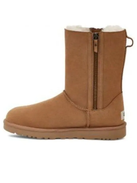Кроссовки классические короткие на молнии Ugg — изображение 1 из 4, коричневый