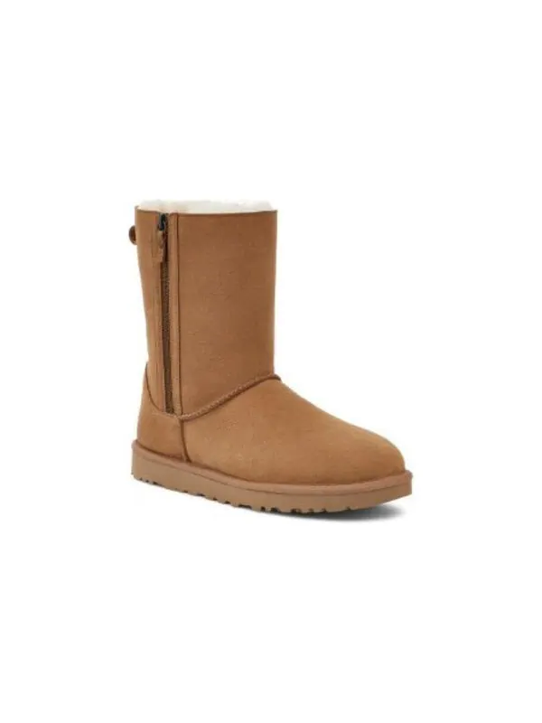 Кроссовки классические короткие на молнии Ugg — изображение 3 из 4, коричневый