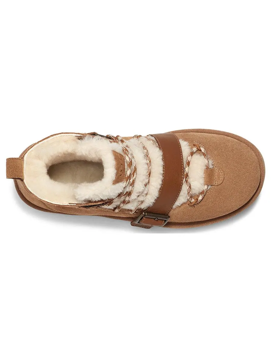 Кроссовки (WMNS) UGG Dune Mini Shearling Boot 'Chestnut' — изображение 5 из 5, коричневый