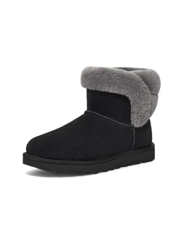 Кроссовки Saniya mini suede classic boot Ugg — изображение 3 из 4, черный