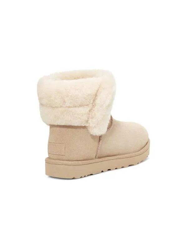 Кроссовки (WMNS) UGG Saniya Mini Suede Classic Boot 'Sawdust' — изображение 4 из 4, серый