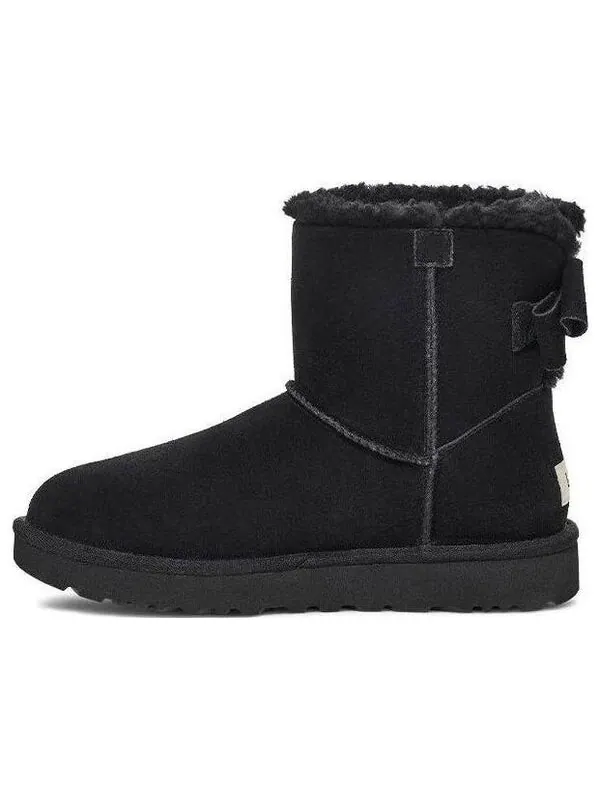 Кроссовки мини-бейли замшевый бант Ugg — изображение 1 из 4, черный