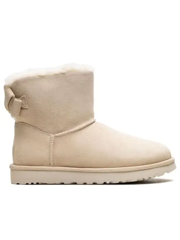 Кроссовки mini bailey suede bow Ugg — изображение 1 из 3, бежевый