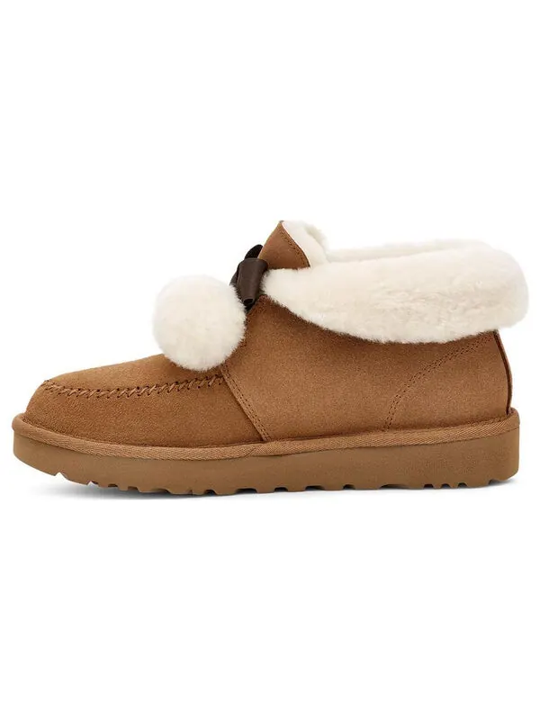 Кроссовки classic short 'tan' Ugg — изображение 2 из 4, бежевый