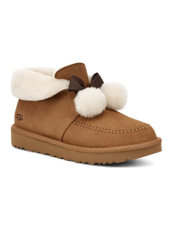 Кроссовки classic short 'tan' Ugg — изображение 3 из 4, бежевый