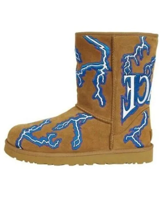 Кроссовки x palace classic short boots Ugg — изображение 1 из 3, коричневый