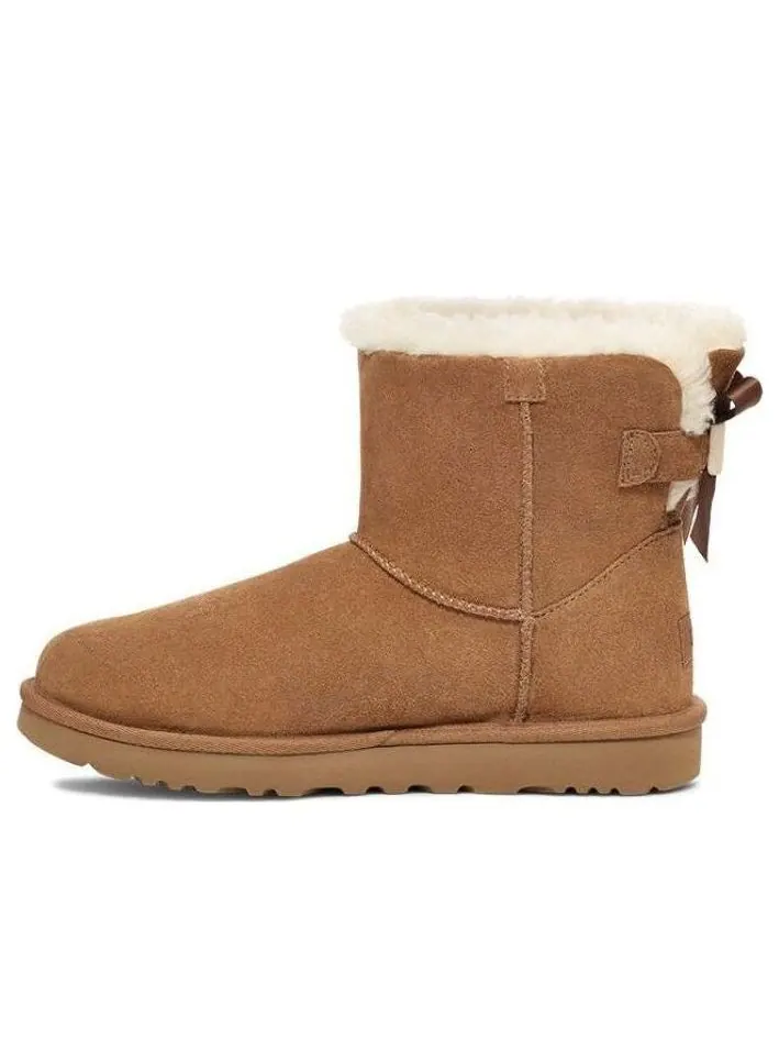 Угги (WMNS) UGG Mini Bailey B2s 'Chestnut' — изображение 1 из 5, бежевый