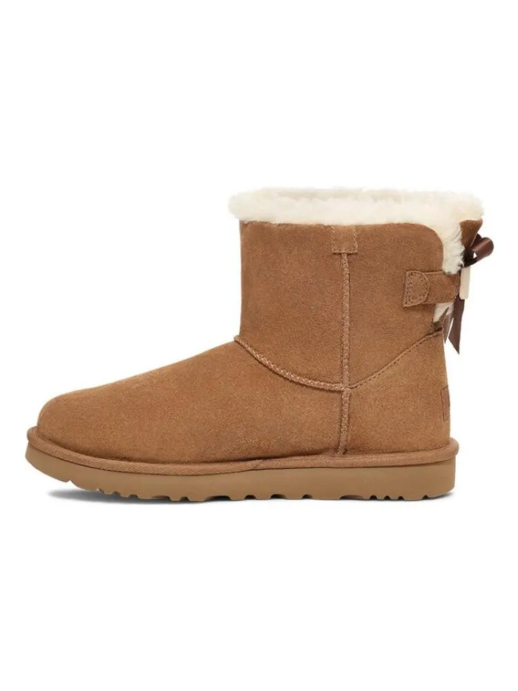 Угги (WMNS) UGG Mini Bailey B2s 'Chestnut' — изображение 2 из 5, бежевый