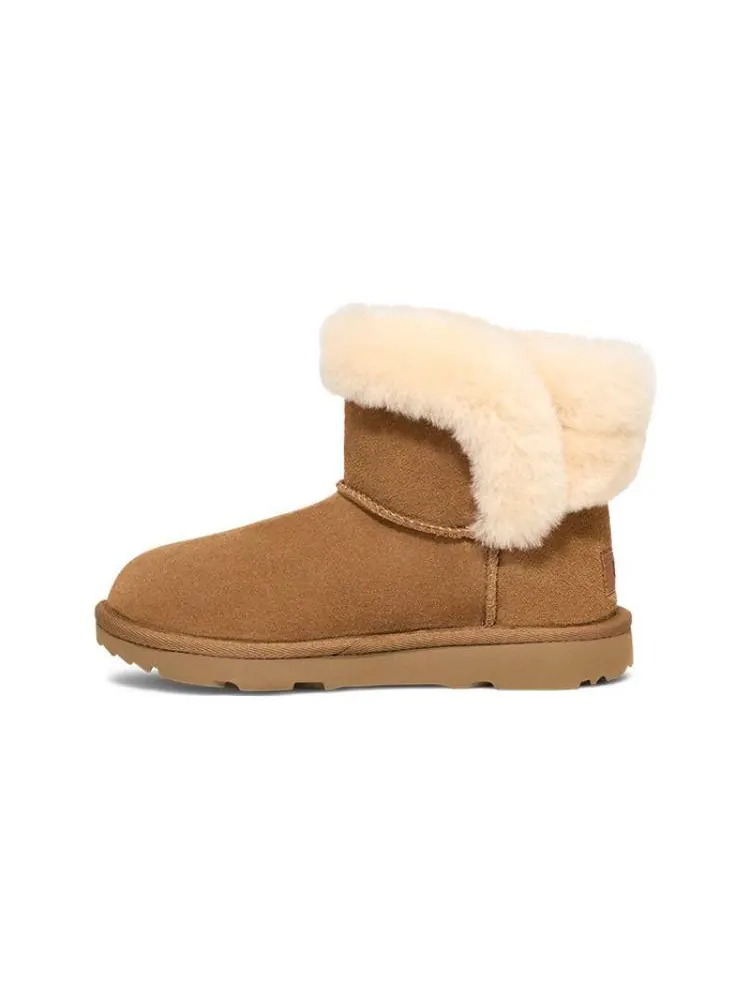 (PS) UGG Classic Low Fur 'Chestnut' — изображение 2 из 6, орех