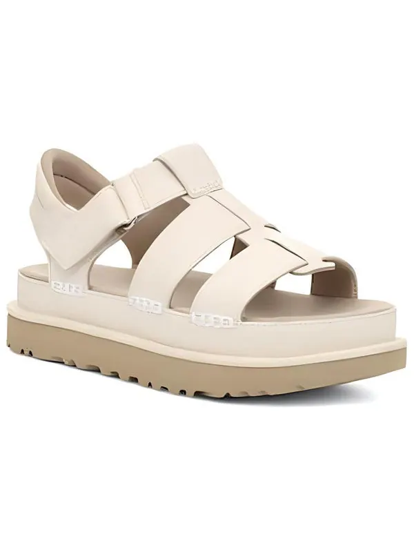 Сандалии goldenstar strap platform sandal 'jasmine' Ugg — изображение 3 из 4, белый