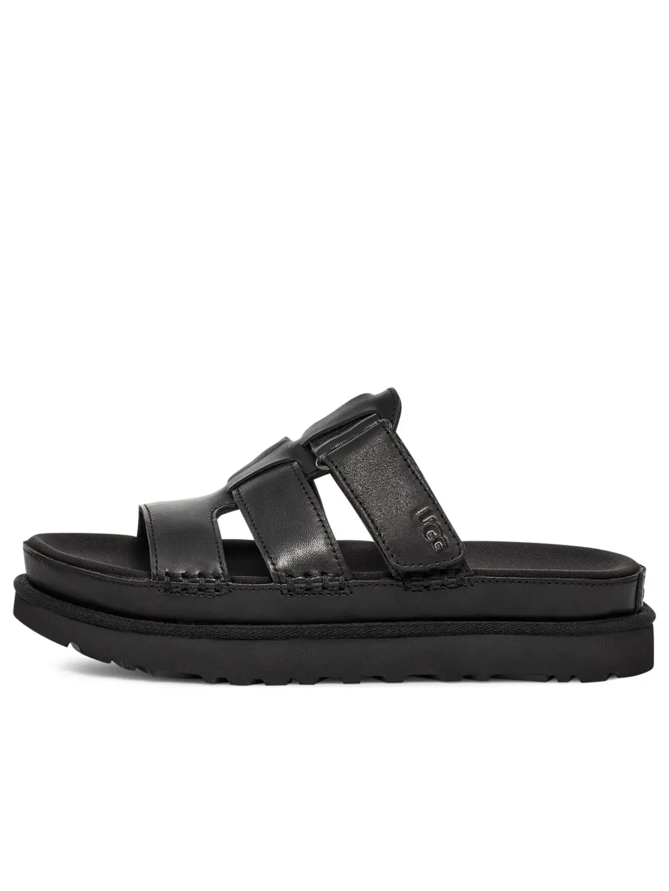 Шлепанцы UGG Goldenstar Platform Slide 'Black' — изображение 1 из 5, черный