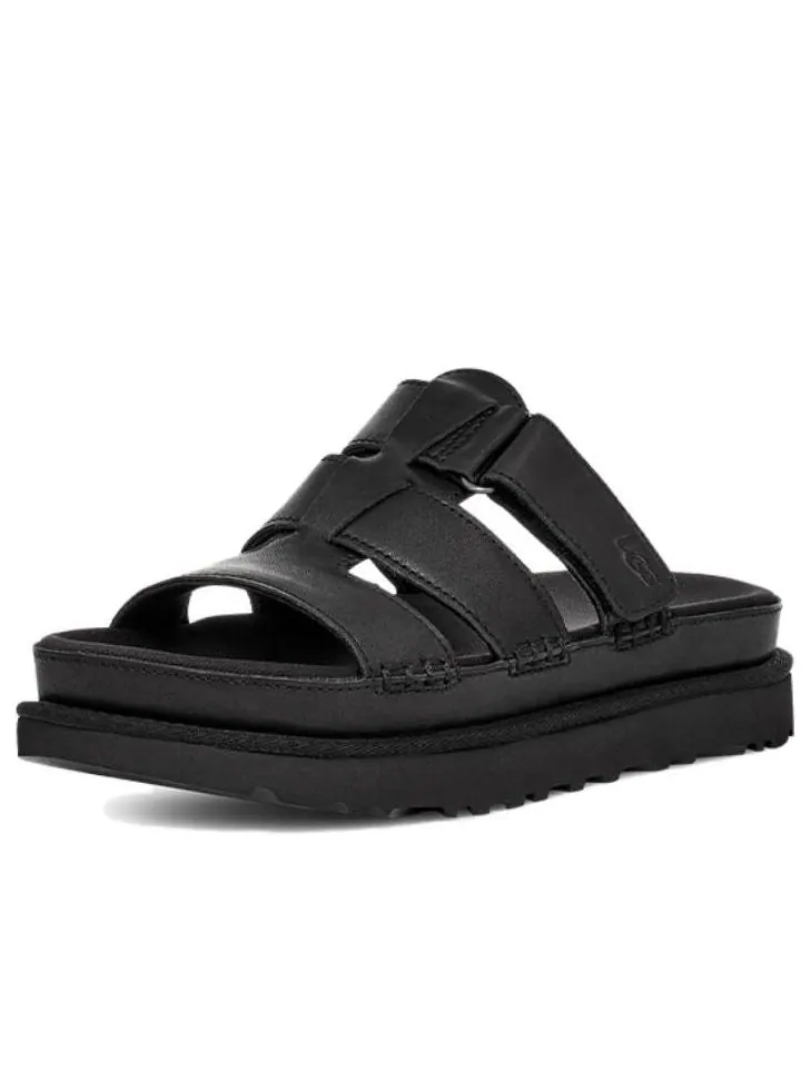 Шлепанцы UGG Goldenstar Platform Slide 'Black' — изображение 3 из 5, черный