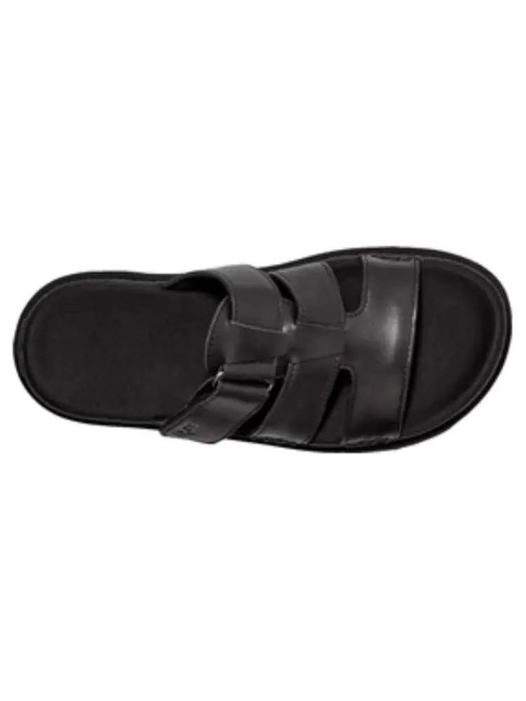 Шлепанцы UGG Goldenstar Platform Slide 'Black' — изображение 4 из 5, черный