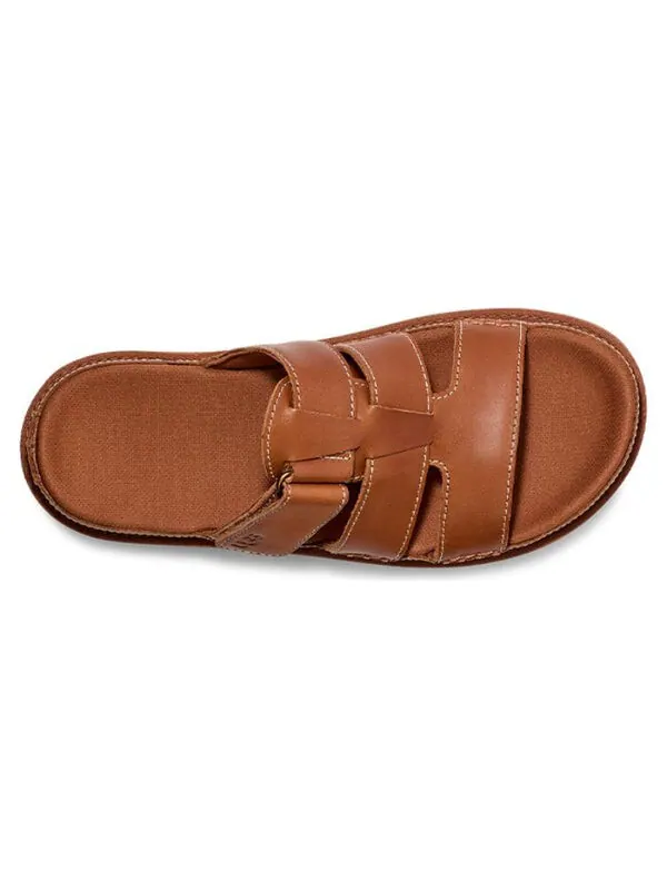 Тапочки goldenstar platform slide 'tan' Ugg — изображение 3 из 4, бежевый