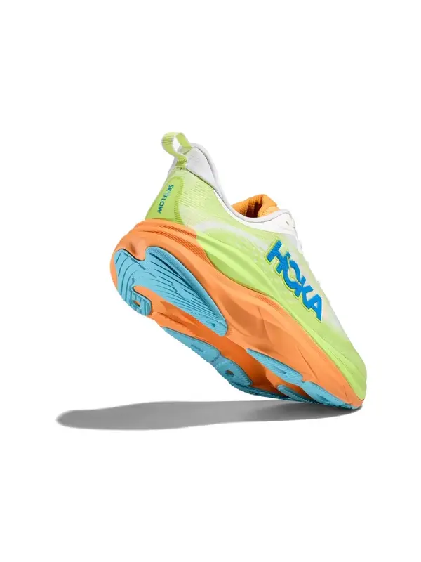Кроссовки skyflow 'frost solar flare' Hoka One One — изображение 3 из 4, зеленый/оранжевый
