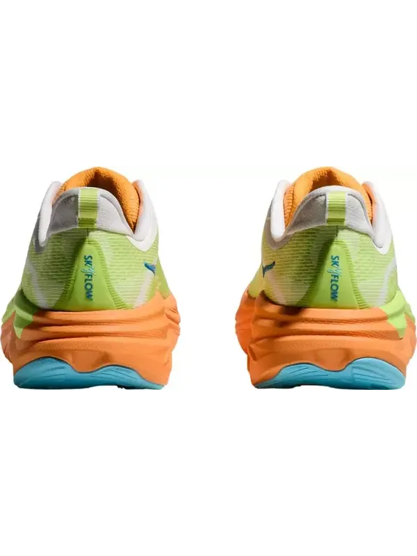Кроссовки skyflow 'frost solar flare' Hoka One One — изображение 4 из 4, зеленый/оранжевый