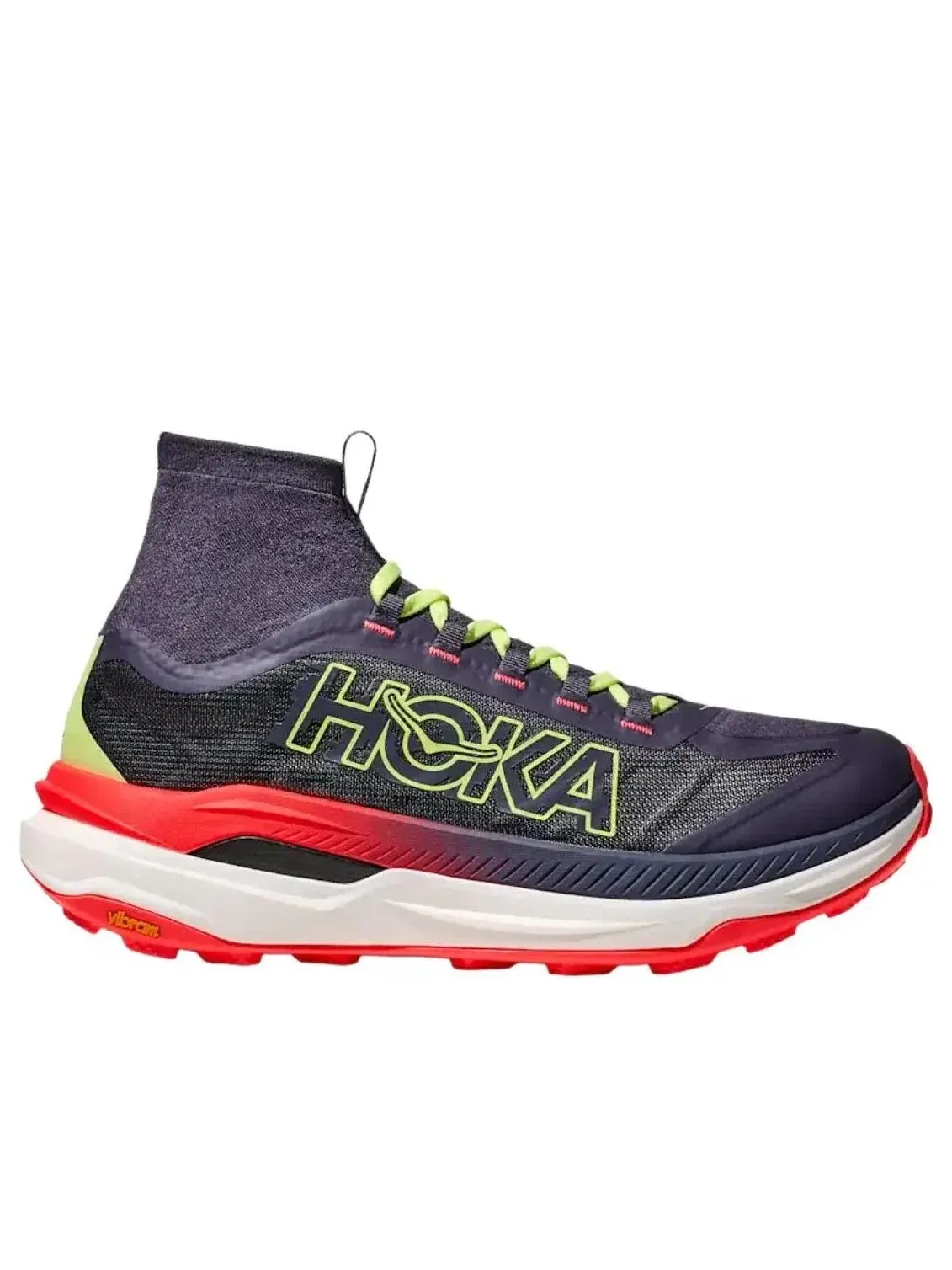 Кроссовки HOKA ONE ONE Tecton X 3 'Squid Ink Neon Flame' 1155112-SKNN — изображение 2 из 5, темно-синий