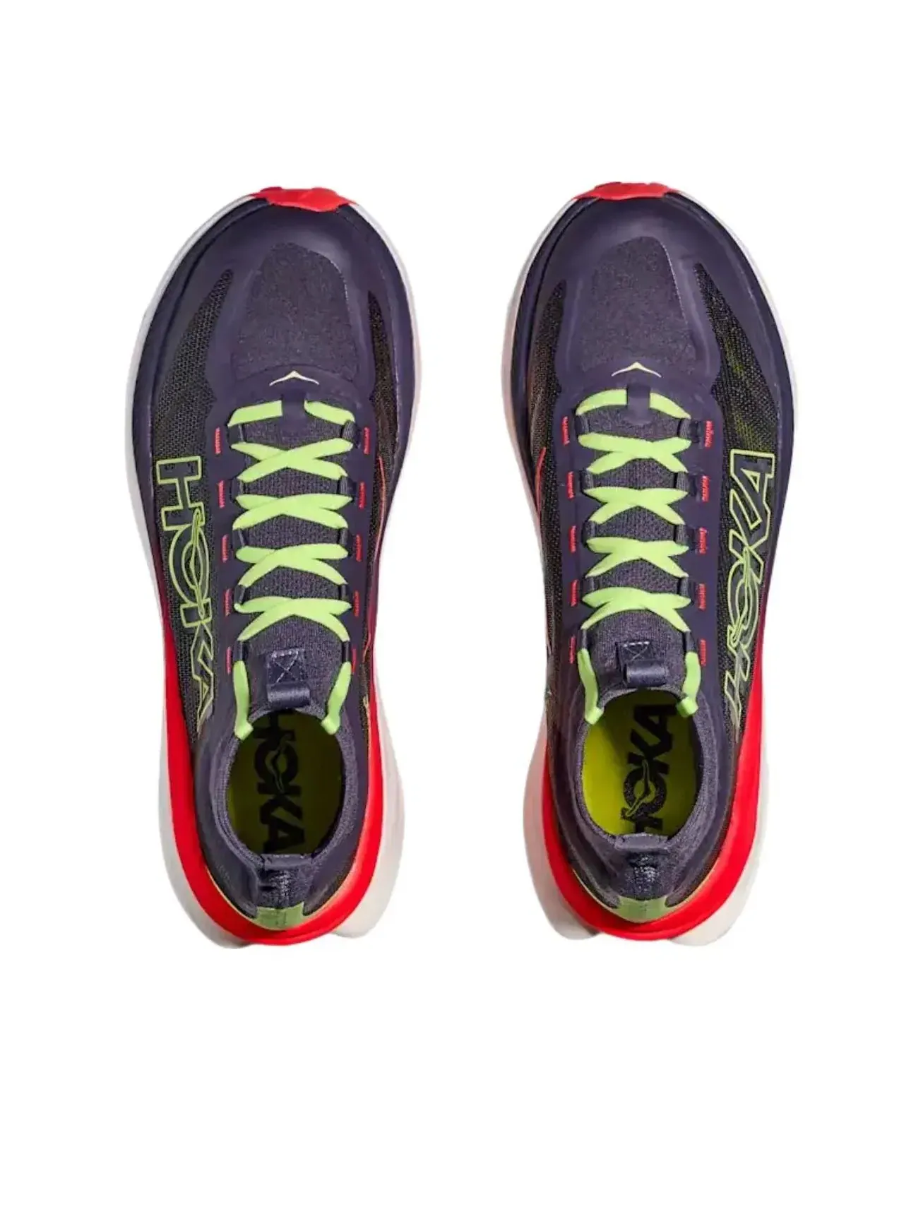 Кроссовки HOKA ONE ONE Tecton X 3 'Squid Ink Neon Flame' 1155112-SKNN — изображение 3 из 5, темно-синий
