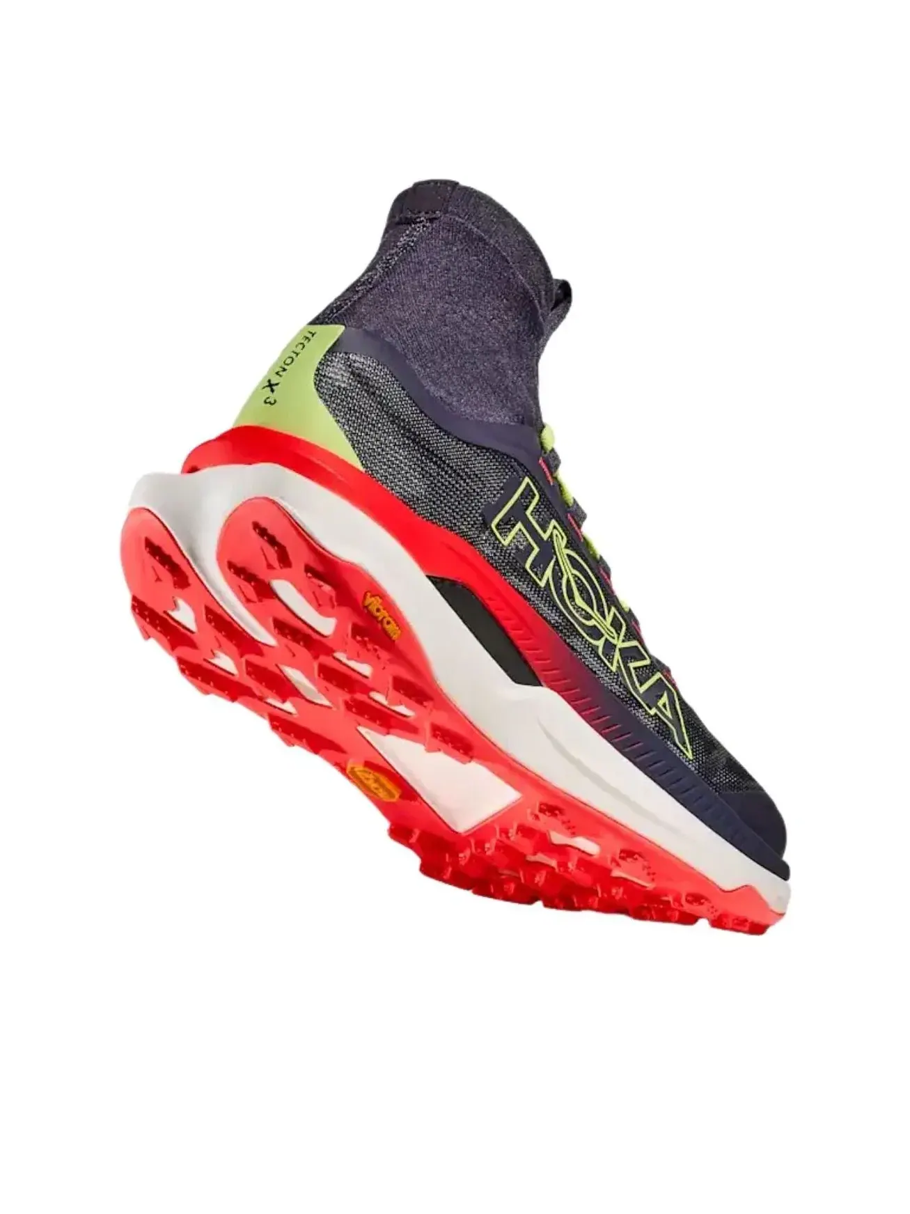Кроссовки HOKA ONE ONE Tecton X 3 'Squid Ink Neon Flame' 1155112-SKNN — изображение 4 из 5, темно-синий