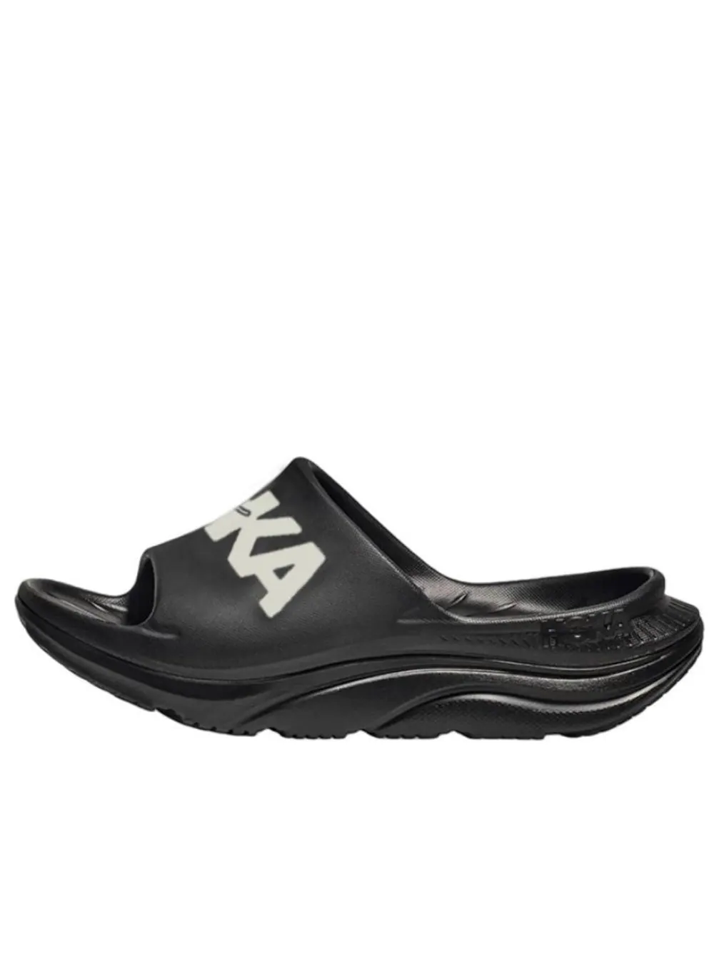 Шлепанцы Hoka One One Ora Athletic Slides 'Black White' — изображение 1 из 4, черный/белый