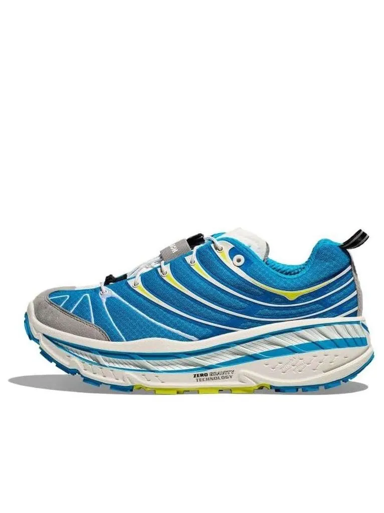 Кроссовки HOKA ONE ONE U Stinson Evo Og 'Skyward Blue Hoka Citrus' — изображение 1 из 3, синий