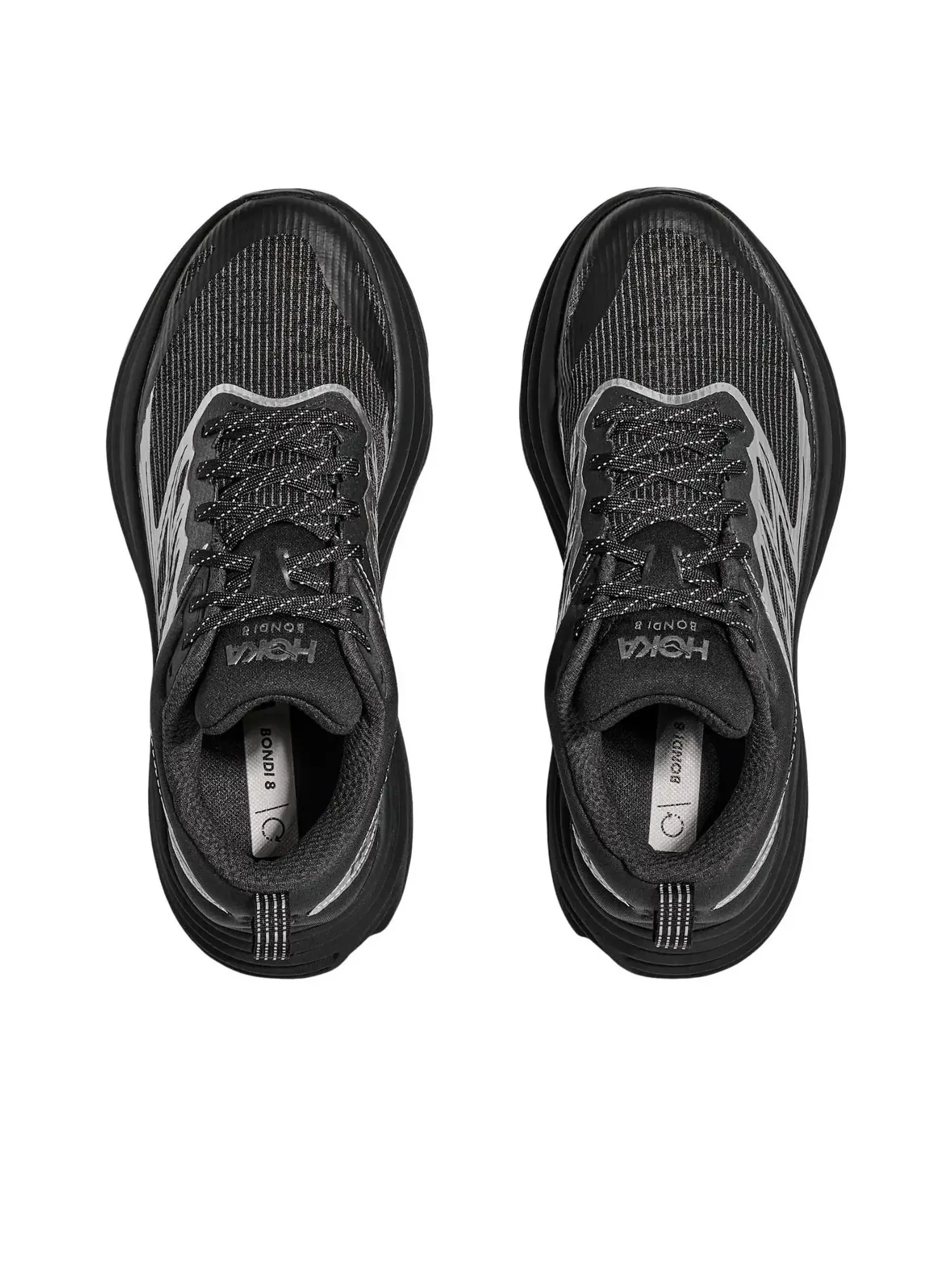 Кроссовки HOKA ONE ONE Bondi 8 Caged 'Silver Carbon Black' — изображение 3 из 6, черный