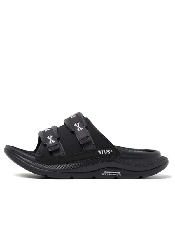 Тапочки x wtaps ora luxe 'jet black' Hoka One One — изображение 1 из 4, черный