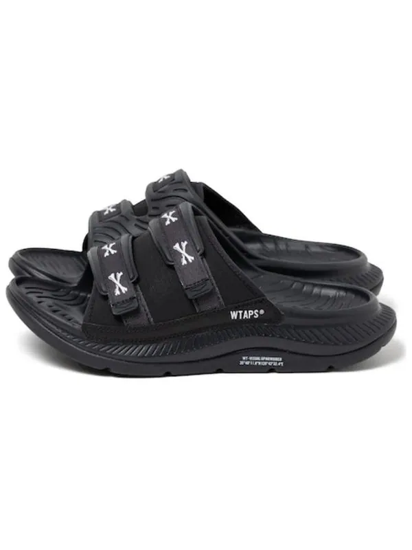 Тапочки x wtaps ora luxe 'jet black' Hoka One One — изображение 2 из 4, черный