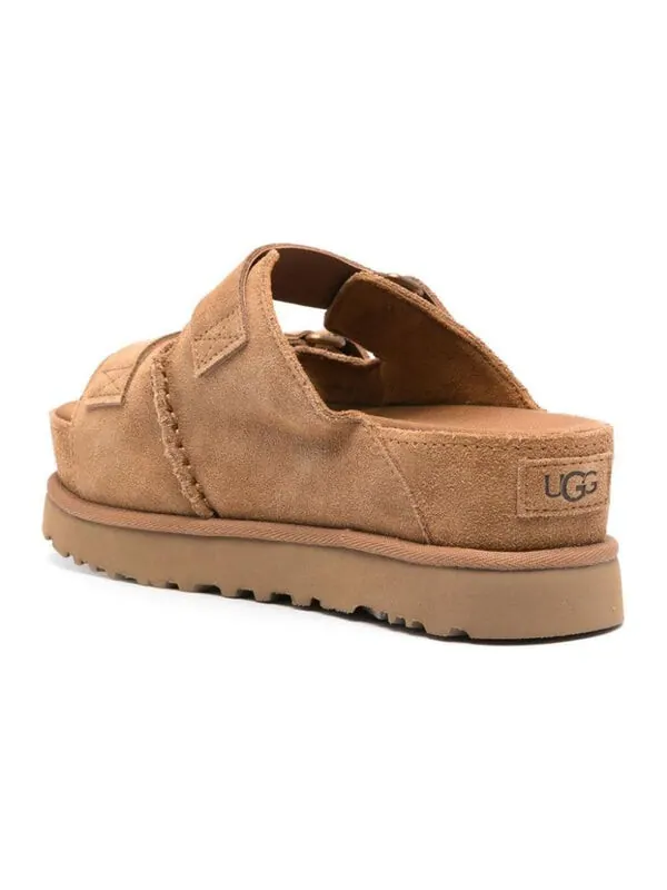 Тапочки goldenstar hi slide 'chestnut' Ugg — изображение 3 из 4, бежевый