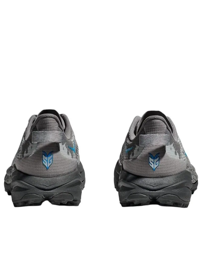 Кроссовки (GS) HOKA ONE ONE Speedgoat 6 'Galactic Grey Hoka Blue' — изображение 3 из 5, серый