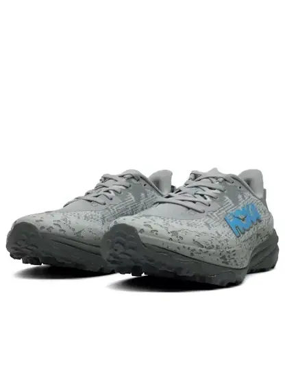 Кроссовки (GS) HOKA ONE ONE Speedgoat 6 'Galactic Grey Hoka Blue' — изображение 4 из 5, серый